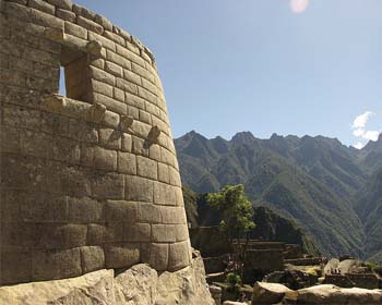 Tempio del sole a Machu Picchu
