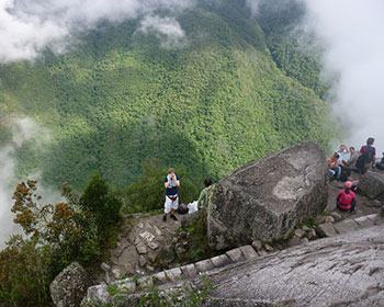 Mappa e percorso per Huayna Picchu